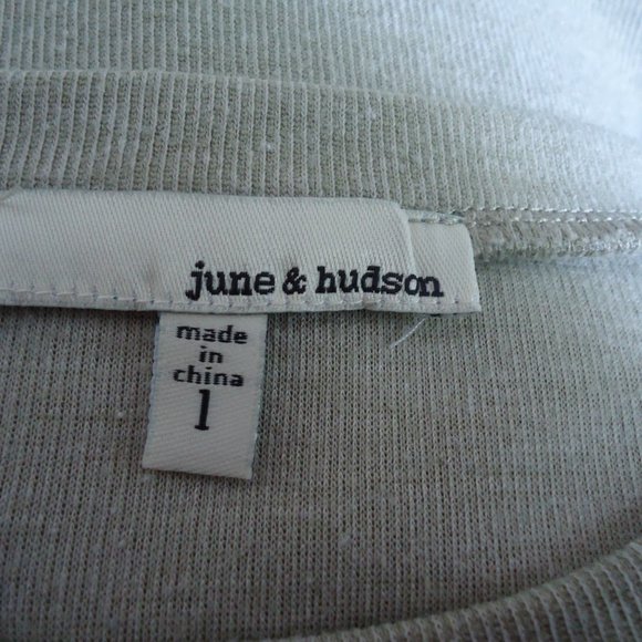 June & Hudson Sweatshirt L Sage - Picture 6 of 8